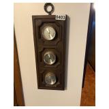 Vintage Springfield wall hanging weather station