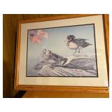 Framed woodducks print