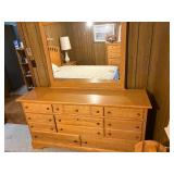Queen head board and matching dresser set