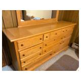 Queen head board and matching dresser set