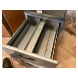 Two drawer filing cabinet