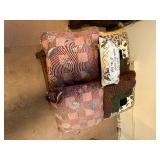 Lot of throw pillows
