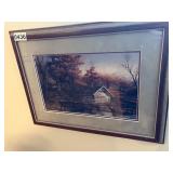 Rustic cabin print