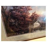Rustic cabin print