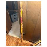 Fish head walking stick