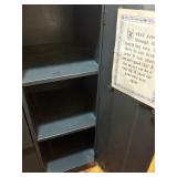 Storage cabinet with files drawer and shelving