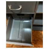 Storage cabinet with files drawer and shelving