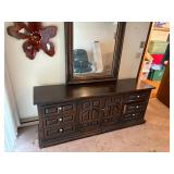 Dresser with mirror