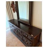 Dresser with mirror