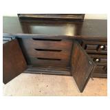Dresser with mirror
