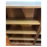 Sturdy wooden bookshelf