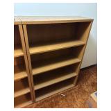 Sturdy wooden book shelf