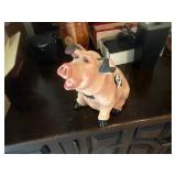 Door greeter pig.