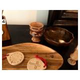 Eclectic Hand carved wooden pieces