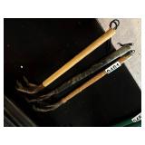 Lot of 3 turkey claw backscratchers