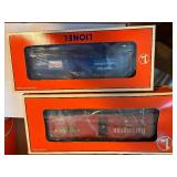 Lionel Burlington Steam Freight Set, featuring a die-cast metal locomotive and operating freight cars