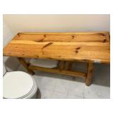 Log coffee table