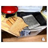 Cutting boards and sheet pans