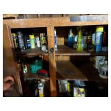 Garage cabinet plus contents p