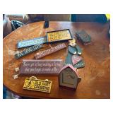 Assortment of wall decor for cabin