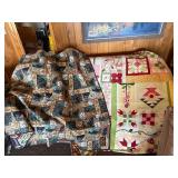 Pair of high quality, hand made quilts