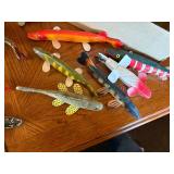 Assortment of spear decoys