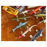 Assortment of spear decoys