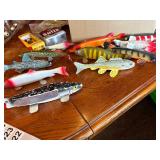 Assortment of spear decoys