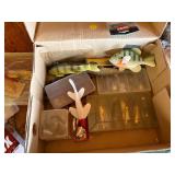 Assortment of spear decoys