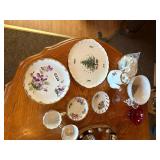 Eclectic collection of china
