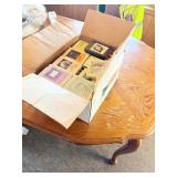 Box of 8-track tapes