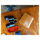Binoculars with carry case