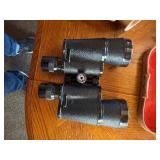 Binoculars with carry case