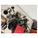 Various Rods, reels and misc