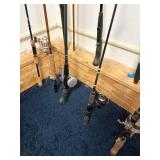 Various Rods & Reels