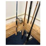 Various Rods & Reels