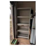 Plastic shelf with 2 drawers