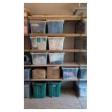 11 boxes of shirts, blankets, sweatshirts miscellaneous overstock