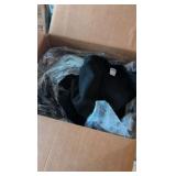 two boxes of sweatshirts