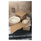 A lot of various China plates