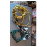 electric cords and lights