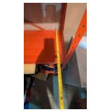 Orange shelf contents not included