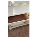 wooden dresser with mirror