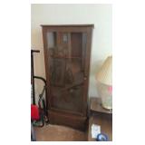 wooden gun case with drawer