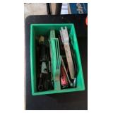 Tote and assortment of tools