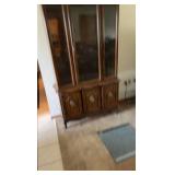 vintage wooden hutch