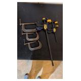 C-Clamps and quick grips