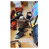 three pairs of used women