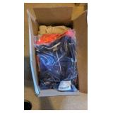 unopened box of estate hats and shirts