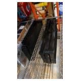 collapsed collapsible shelving unit